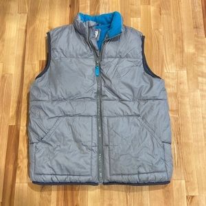 OLD Navy Winter Gray Winter Sleeveless Vest Youth Size Large 10-12